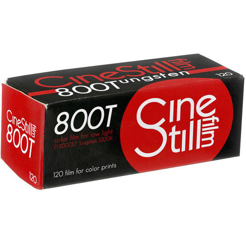 CineStill Film 800Tungsten C-41 Color Negative Film - 120mm - 1 roll